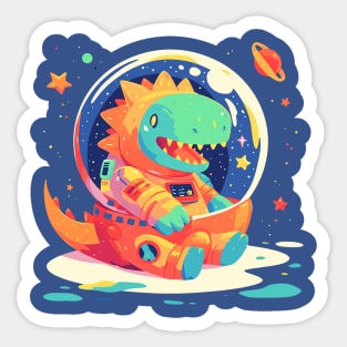 space dino Sticker